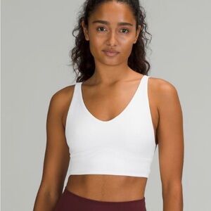 Lululemon White Sports Bra Size 6